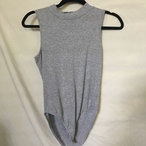 Gray bodysuit